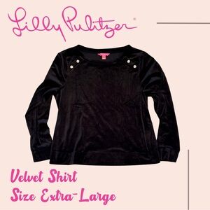 Lilly Pulitzer Velvet Top